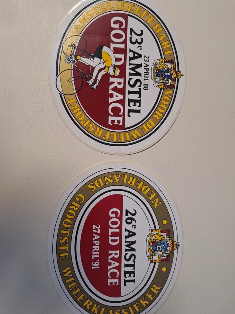 Amstel gold race  stickers, Verzamelen, Stickers, Ophalen of Verzenden, Zo goed als nieuw