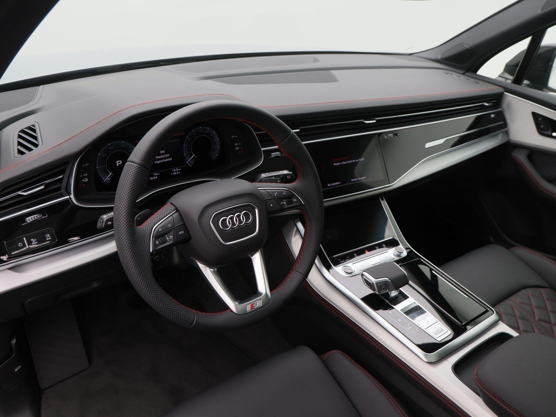 Audi Q7 Pro Line S 55 TFSI e | 394 PK | Valcona Leder | Matr, Auto's, Automaat, 2800 kg, 26 kWh, Bedrijf