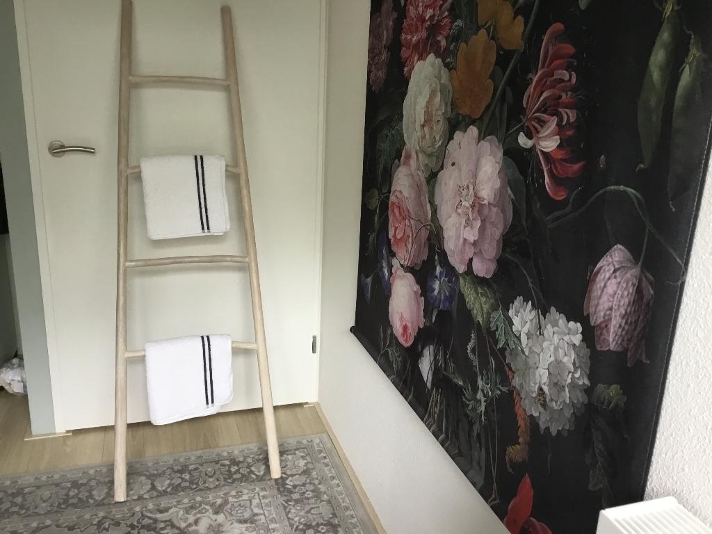 Mooie handdoek ladder/decoratie ladder, Huis en Inrichting, Woonaccessoires | Wanddecoraties, Ophalen, Hout, Decoratieobject, Wit