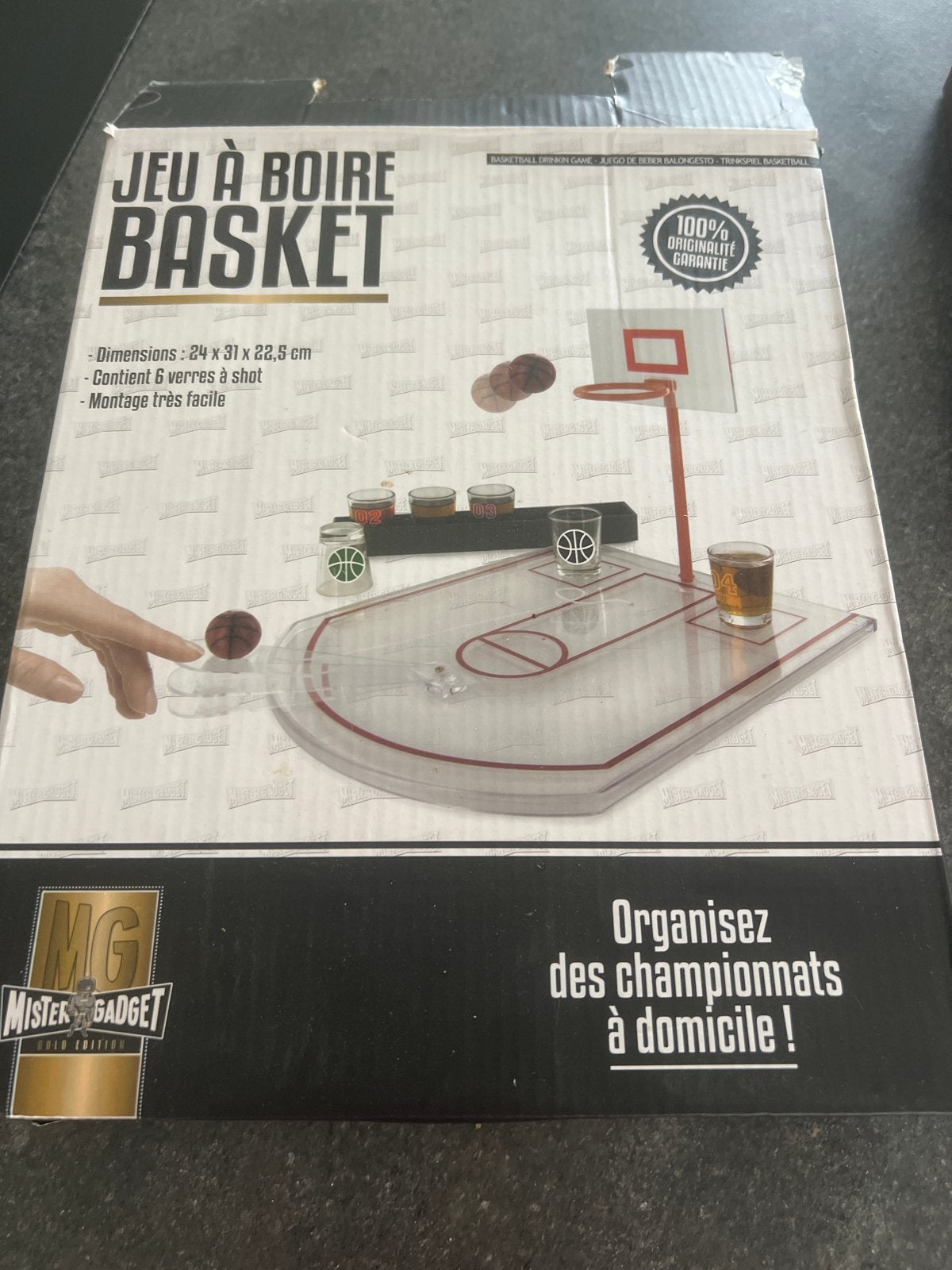 Basketbal Drinkspel - Jeu à Boire Basket, Een of twee spelers, Ophalen of Verzenden, Zo goed als nieuw