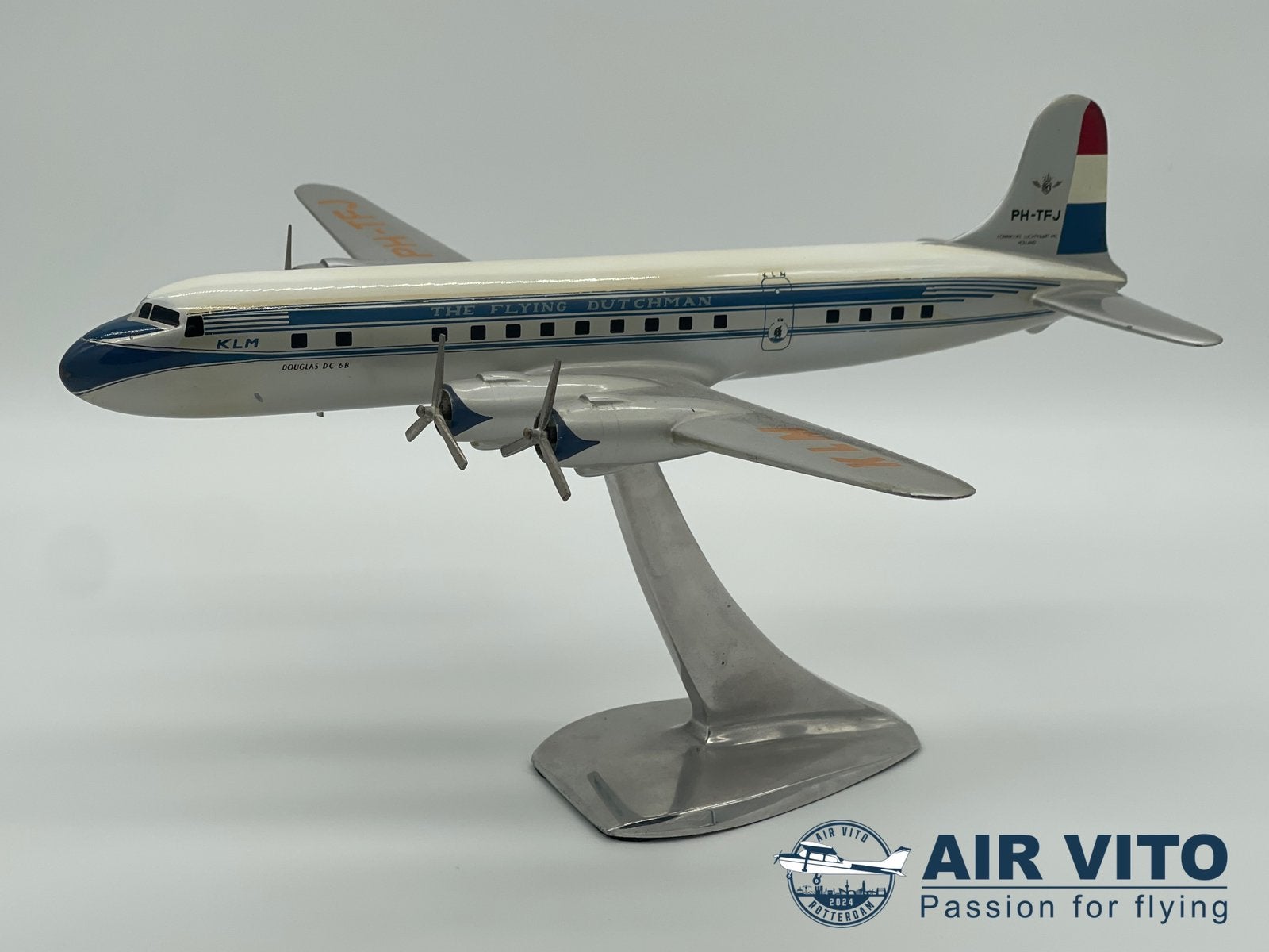 Raise Up DC-6 1:72 metaal. KLM douglas, Verzamelen, Schaalmodel, -, -, Ophalen of Verzenden