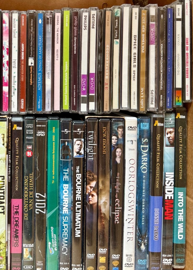 60 cd’s en 20 dvd’s meerdere genres samen voor 50€, Cd's en Dvd's, Ophalen, Zo goed als nieuw