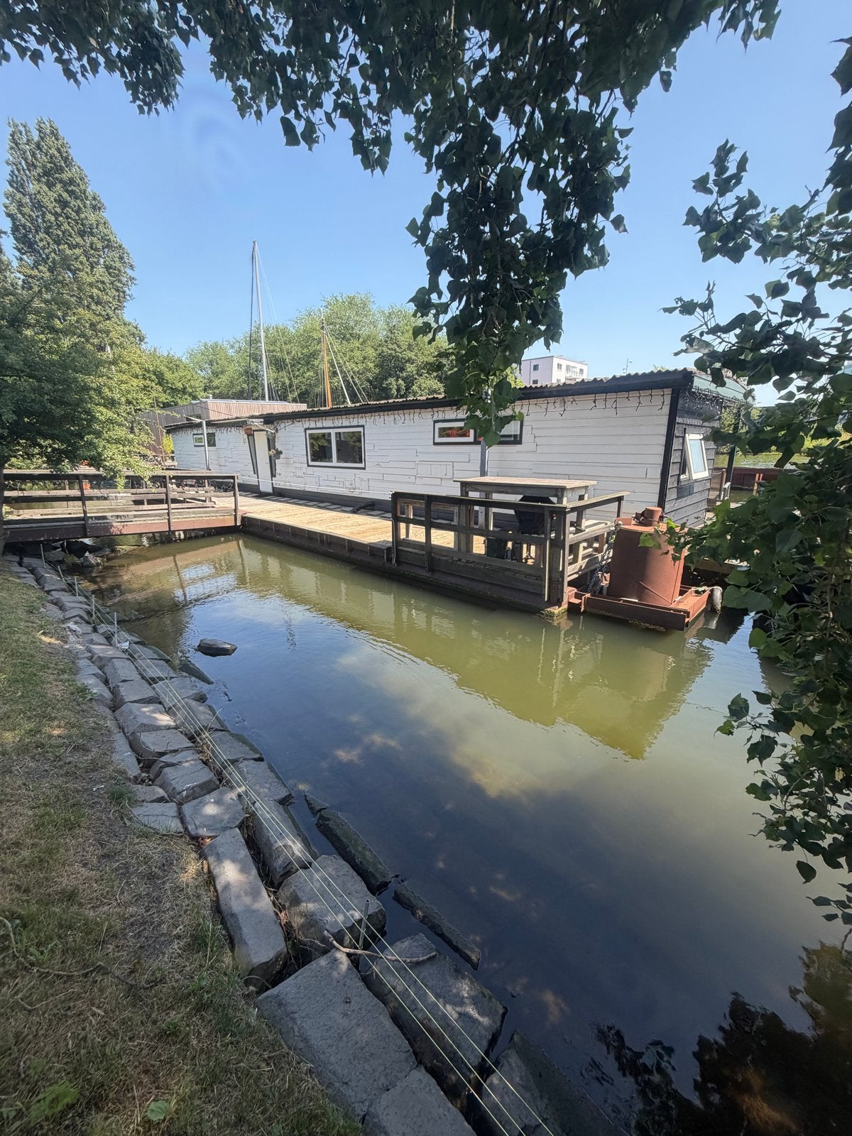 Woonark te koop – zonder ligplaats 21x4 M2, Ophalen, Gebruikt