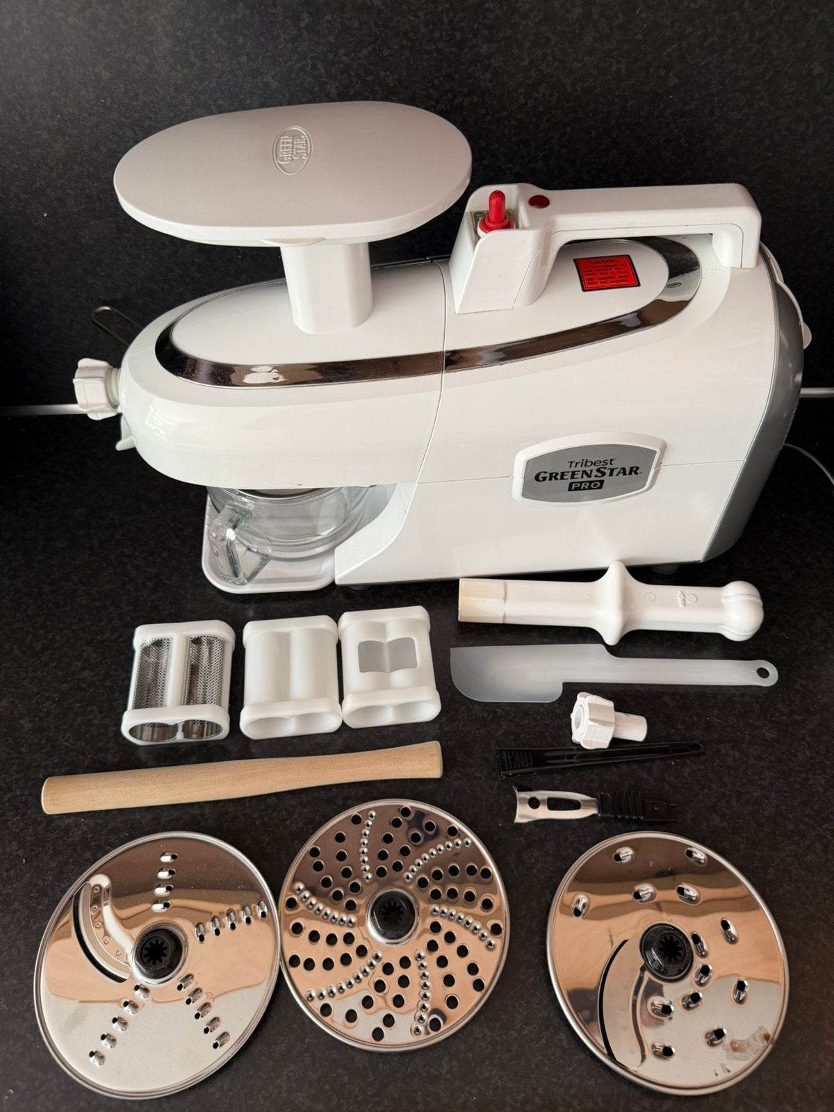 Tribest GreenStar Pro GS-P502 Twin Gear Slow Juicer Compleet, Witgoed en Apparatuur, 4 liter of meer, Ophalen, Zo goed als nieuw