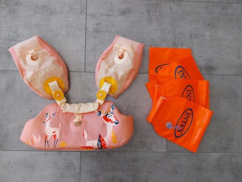 Zwemvest Nabaiji & Gratis nieuwe zwembandjes, Kinderen en Baby's, Kinderkleding | Kinder-zwemkleding, Nabaiji, Gebruikt, Jongen of Meisje