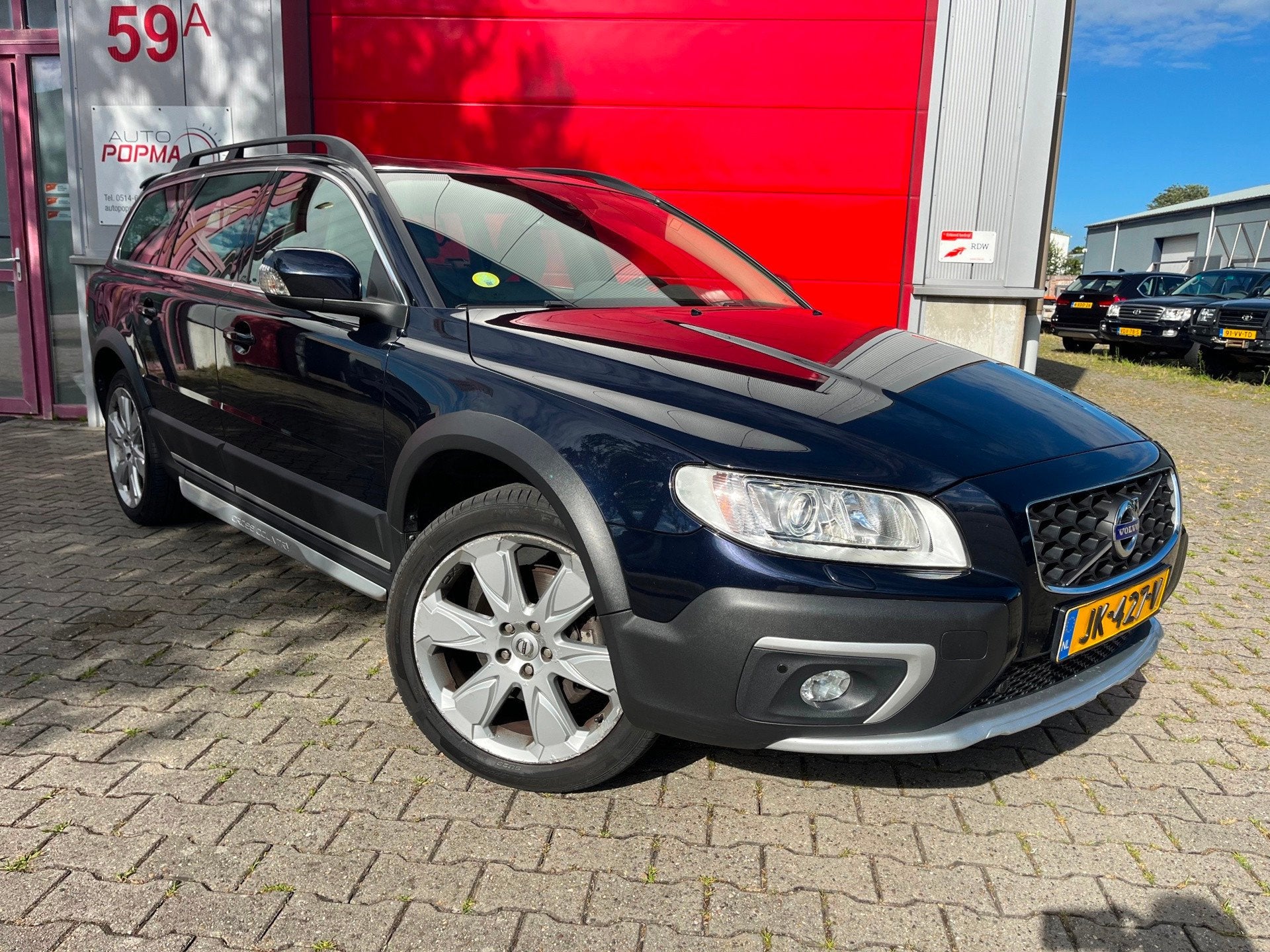 Volvo XC70 2.0 D4 181pk FWD Polar+ Automaat / Trekhaak / 19", Blauw, XC70, Diesel, Automatische klimaatregeling