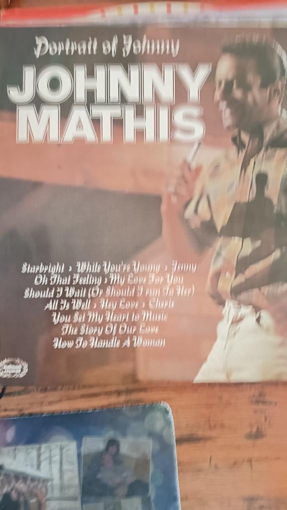 Johnny Mathis portrait of johnny, Cd's en Dvd's, Vinyl | Pop, Gebruikt, Fotohoes, Inclusief binnenhoes, 12 inch, Ophalen