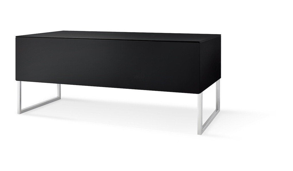 NorStone Khalm 140 – Breed en Strak AV-Meubel zwart en wit l, Ophalen of Verzenden, Nieuw, 2 tot 5 meter