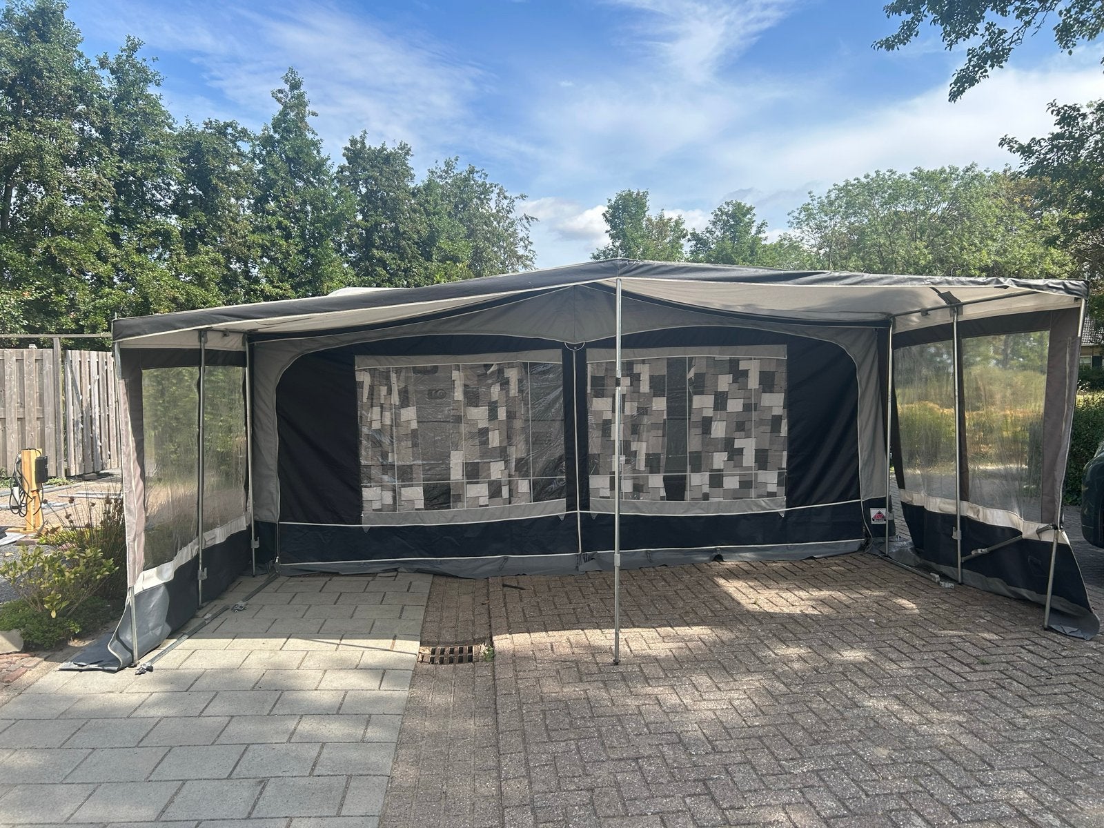 Maat 13 - Dorema Garda XL270 + Locarno Season + uitbouw, Ophalen, Gebruikt, PVC, Dorema