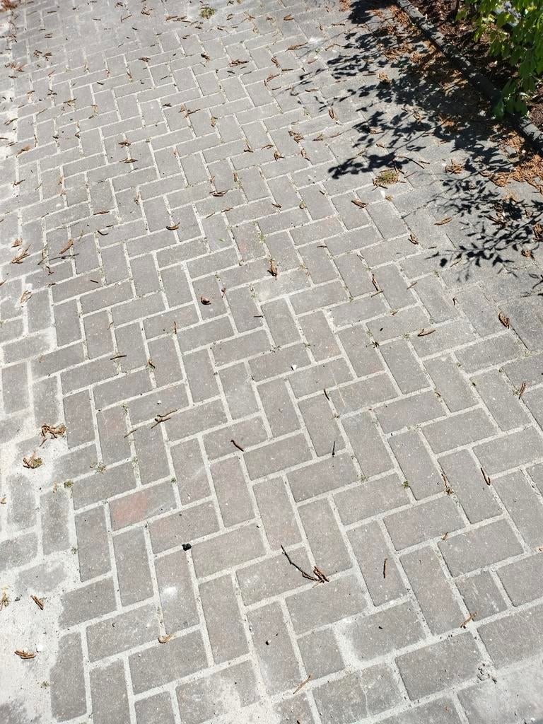 Gebruikte klinkers 9,5x19 cm (ca. 19,38 m2), Tuin en Terras, Tegels en Klinkers, Ophalen, Gebruikt, Beton, Klinkers