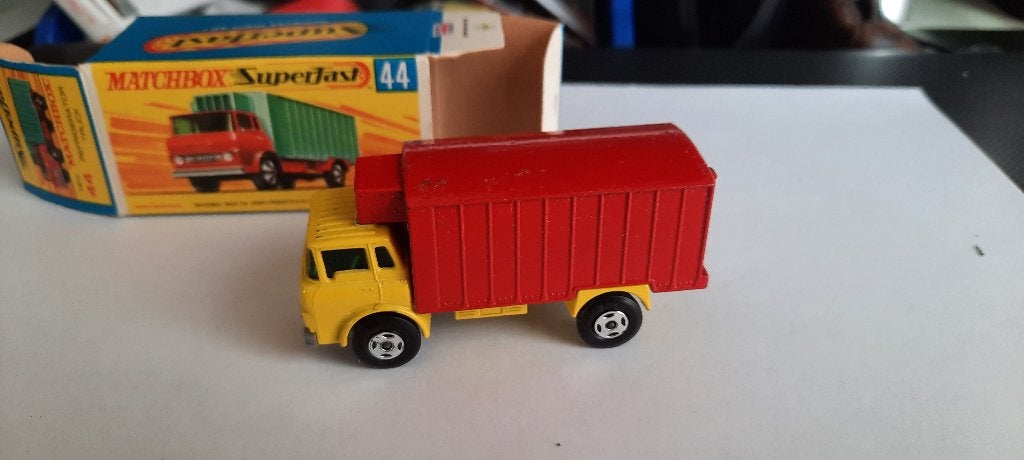 Matchbox 44c GMC Koelkast G Box, Ophalen of Verzenden, Zo goed als nieuw, Bus of Vrachtwagen