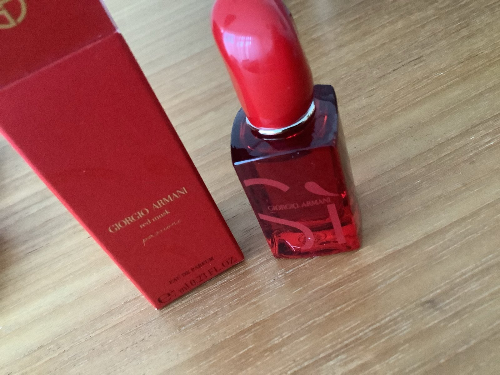 Giorgio Armani Si Passione Red Musk Eau de Parfum 7ml, Ophalen of Verzenden, Nieuw