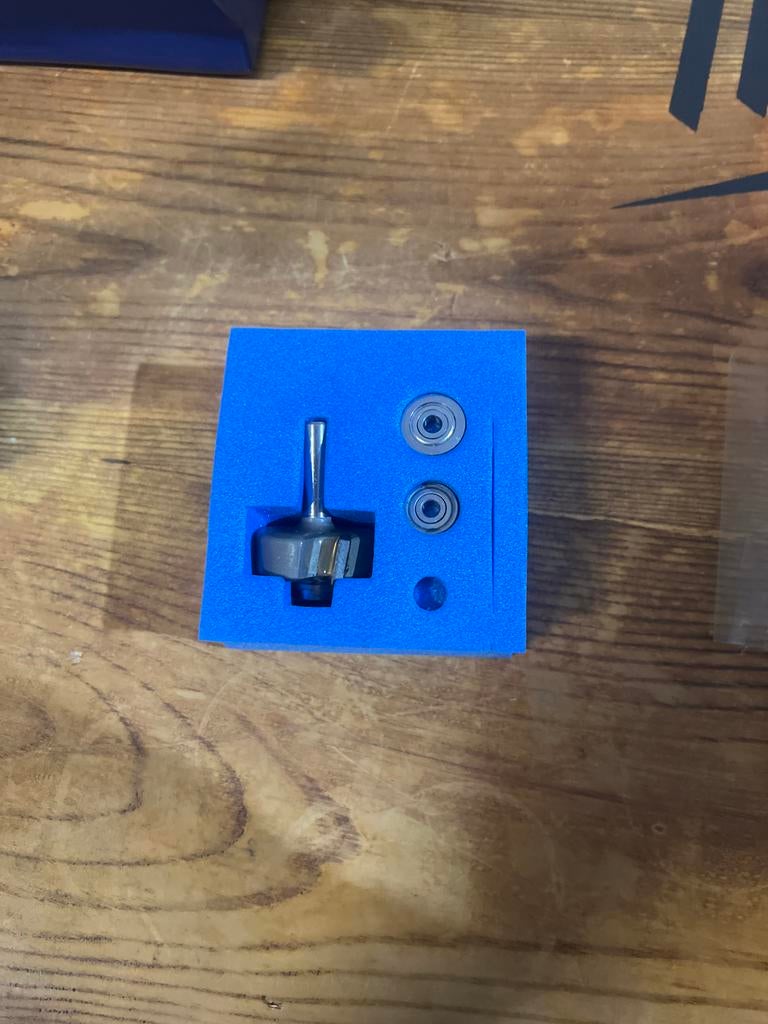 RvS Sponningfrees 35 x 12,7 mm Schacht 8 mm, Ophalen of Verzenden, Nieuw, Bovenfrees