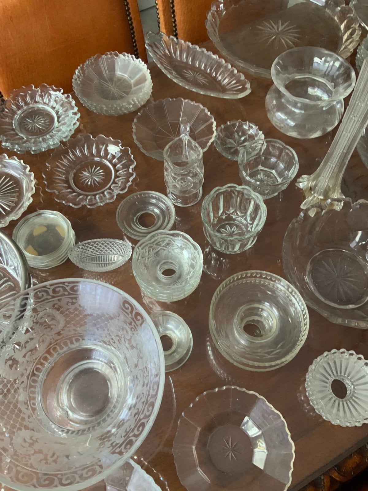 Verzameling  vintage oud kristal 70 stuks €155., Ophalen of Verzenden