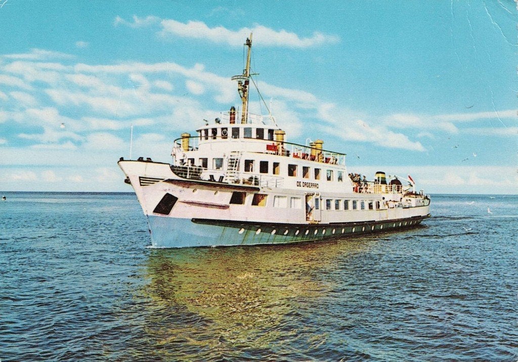 Texel Boot MS De Dageraad 6, Ophalen of Verzenden, 1960 tot 1980, Gelopen, Waddeneilanden