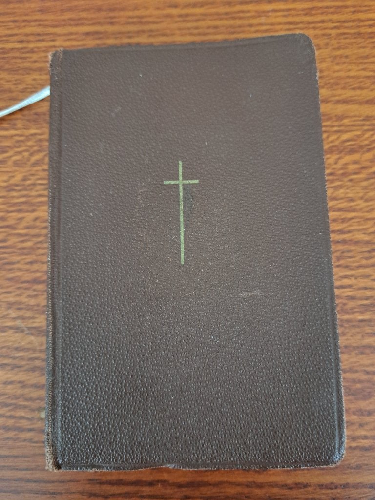 Kerkboek katholiek meisje 1956 met imprimatur, Ophalen of Verzenden, Gelezen, Christendom | Katholiek