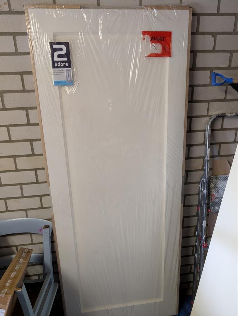 Binnendeur wit NIEUW, Ophalen, 80 tot 100 cm, Binnendeur, Nieuw