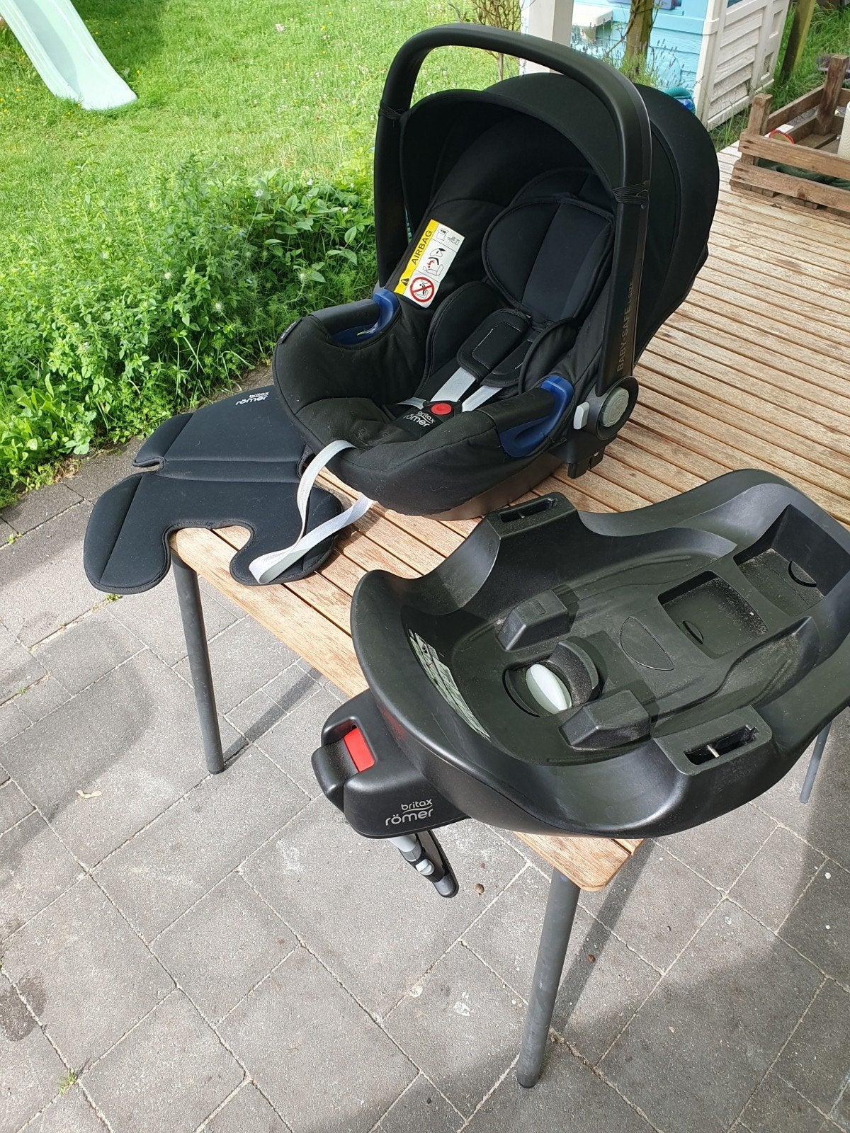 Britax Römer autostoel incl. onderstel en inlegpad, Ophalen, 0 t/m 13 kg, Romer, Isofix