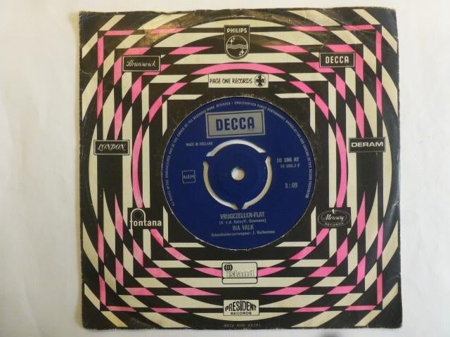 Ria Valk. Vrijgezellen-flat. / Hans en Liesje., Gebruikt, 7 inch, Single, Ophalen of Verzenden