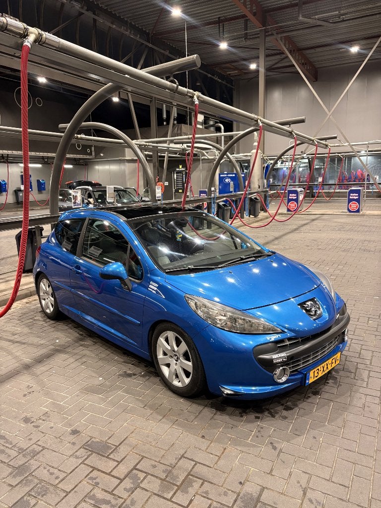 Peugeot 207 1.6 THP Turbo 3DRS 2007 Blauw, Voorwielaandrijving, 1227 kg, Zwart, 4 cilinders