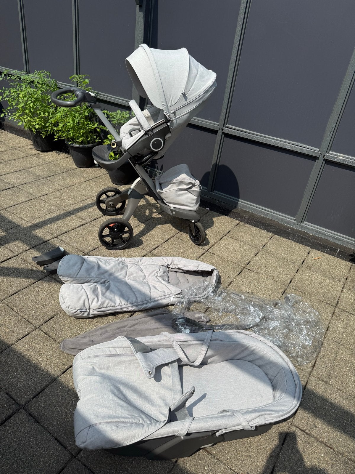 Complete Stokke kinderwagen met accessoires, Kinderen en Baby's, Kinderwagens en Combinaties, Gebruikt, Combiwagen, Met autostoeltje