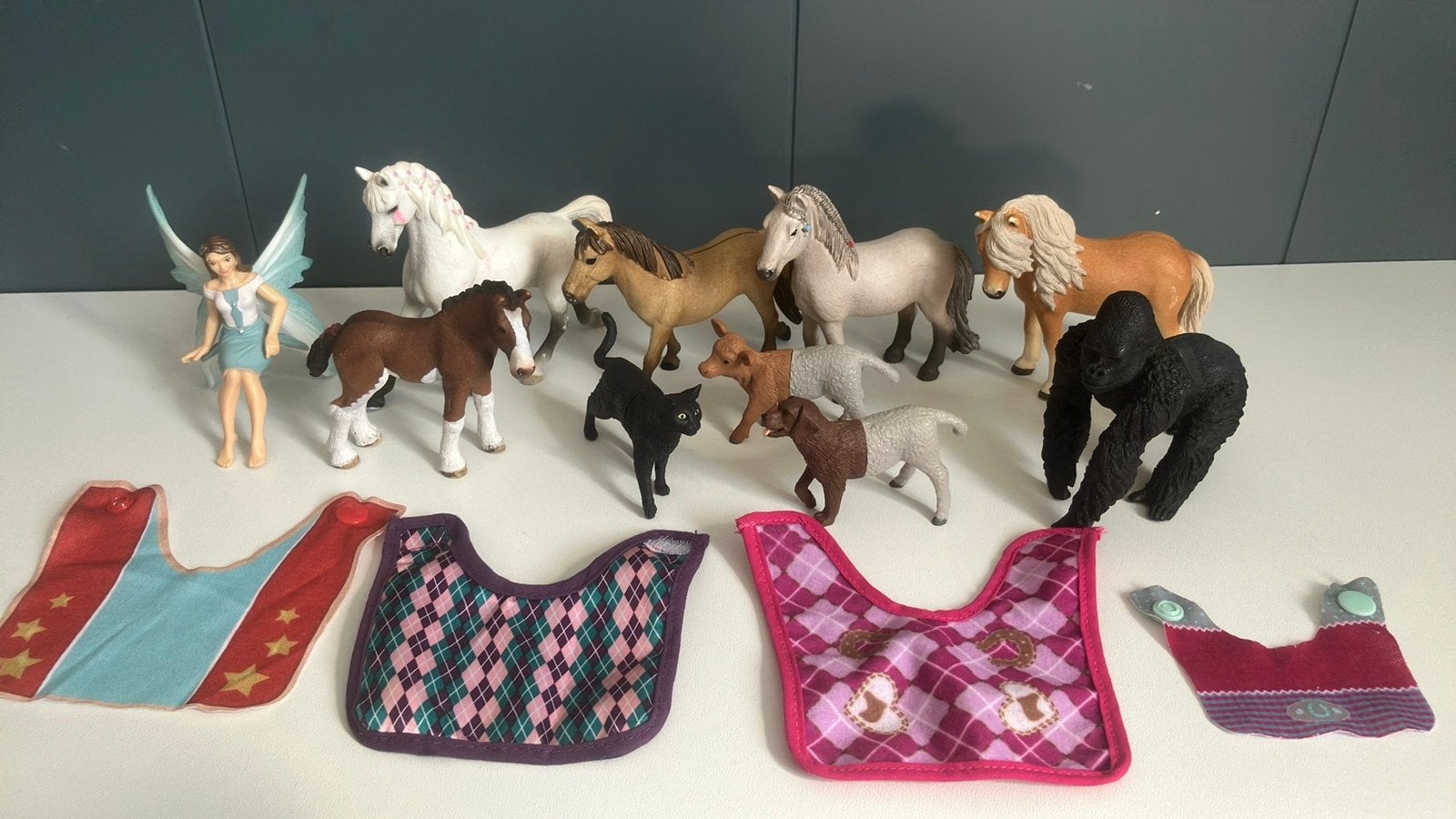 Schleich paarden / dieren / elfje, Ophalen of Verzenden, Zo goed als nieuw
