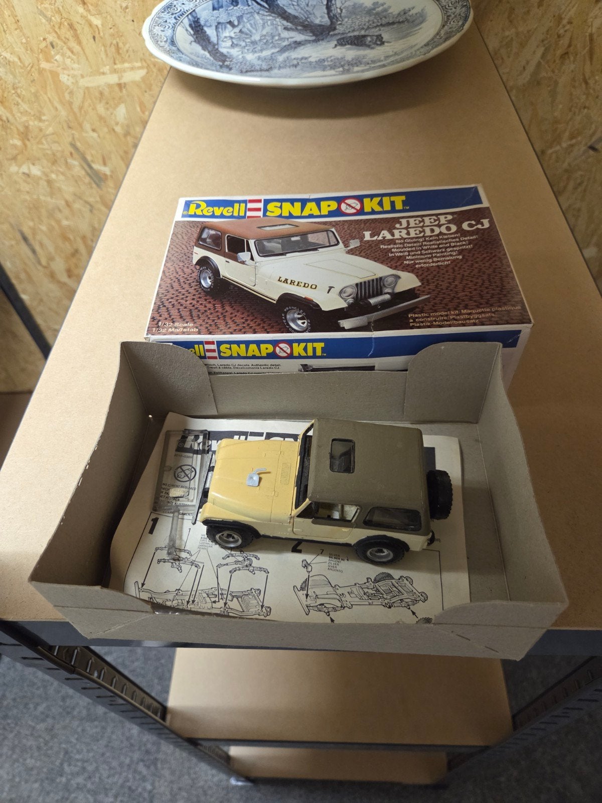 Revell Jeep Laredo CJ Modelbouwdoos Vintage Snap Kit, Ophalen, Groter dan 1:32, Auto, Revell