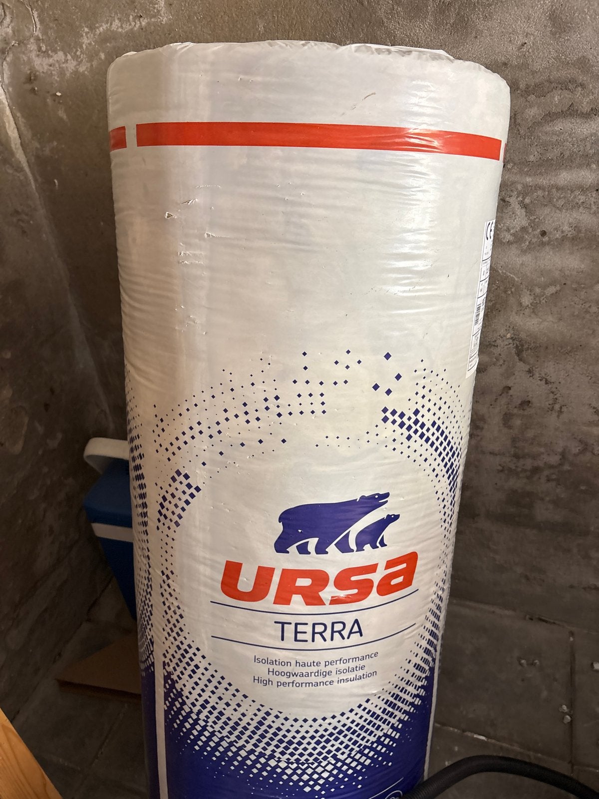 URSA TERRA Hometec 35 Isolatie - 80mm dik, 9.6m², Dakisolatie, 4 tot 8 cm, Nieuw, Glaswol