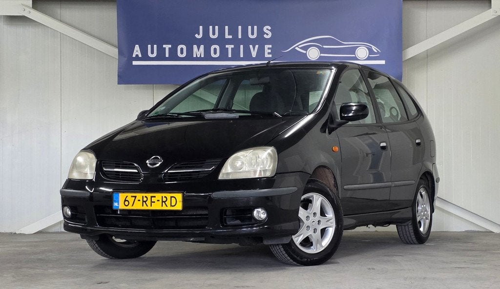 Nissan Almera Tino 1.8 Acenta Navi Camera Trekhaak Airco Gar, Auto's, Nissan, Stof, 4 cilinders, Automatische klimaatregeling