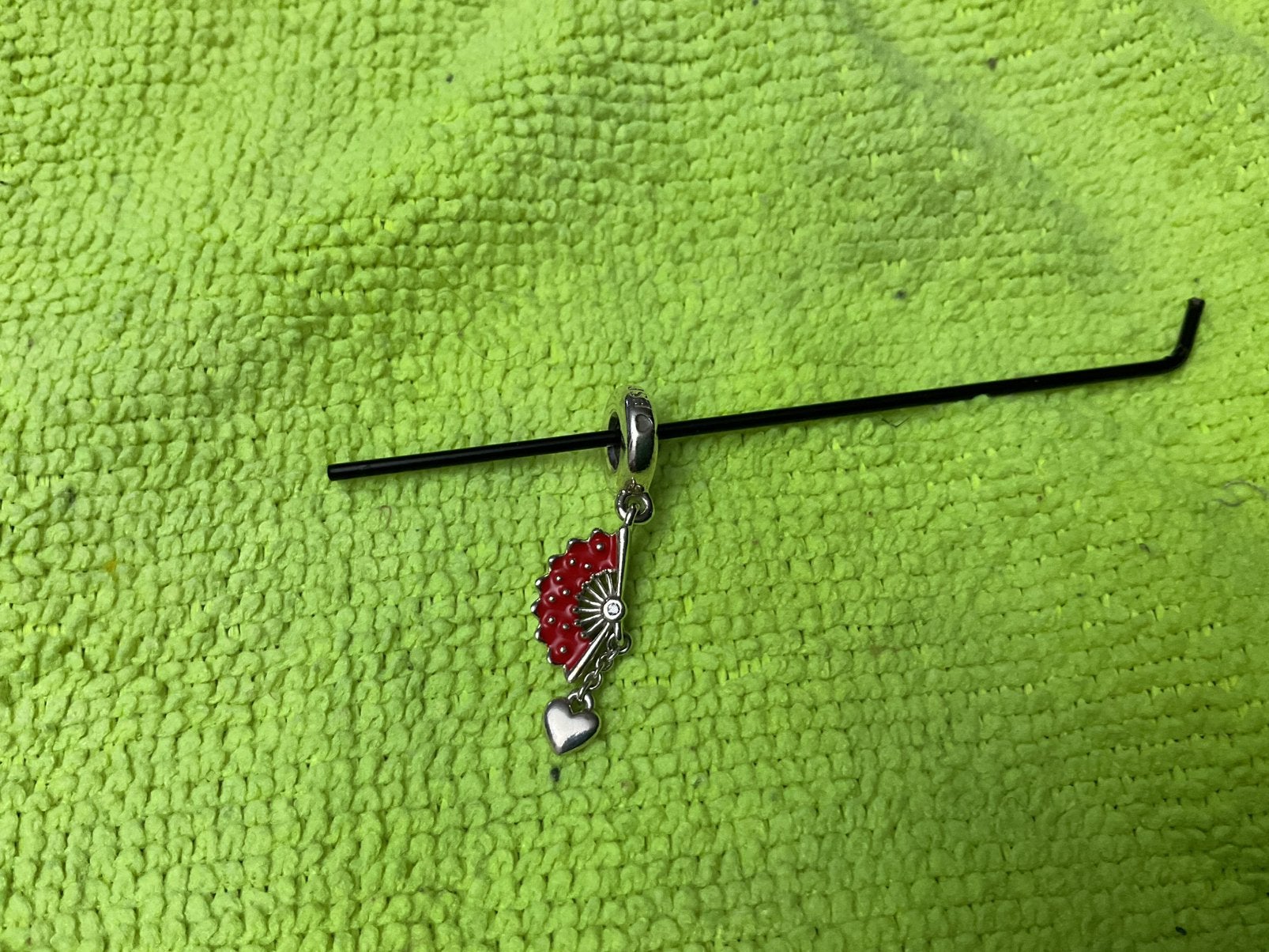 Pandora Bedel waaier, Verzenden, Zo goed als nieuw, Zilver, Pandora