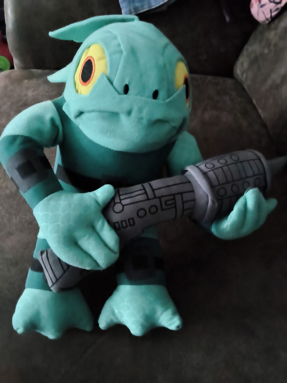 Skylanders Swap Force Knuffel - Gill Grunt, Groen, Overige karakters, Overige typen, Ophalen of Verzenden