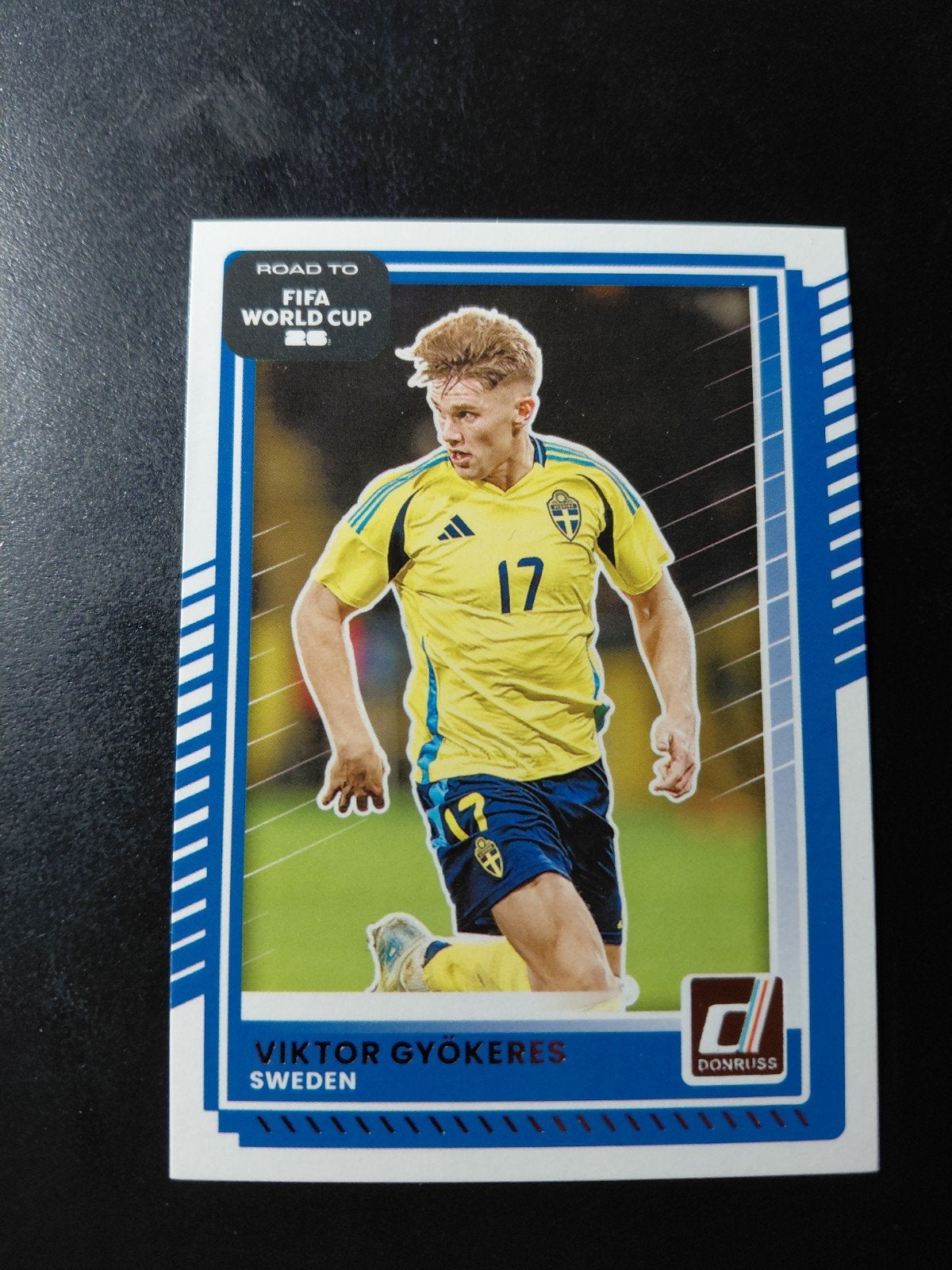 viktor gyokeres (zweden) panini donruss wk 2026, Ophalen of Verzenden, Nieuw, Buitenlandse clubs, Poster, Plaatje of Sticker
