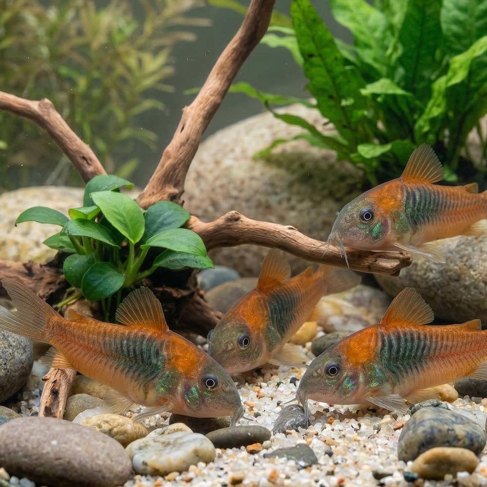 Corydoras Orange Venezuelanus, Vis, Zoetwatervis, Schoolvis