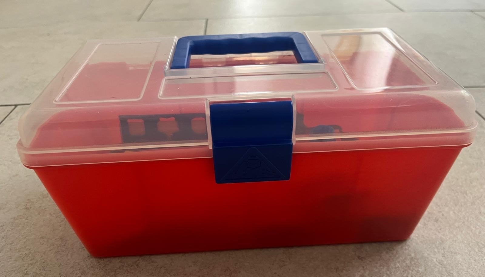 Gereedschapskist met speelgoedgereedschap voor kinderen, Kinderen en Baby's, Ophalen of Verzenden, Gebruikt, Jongen of Meisje