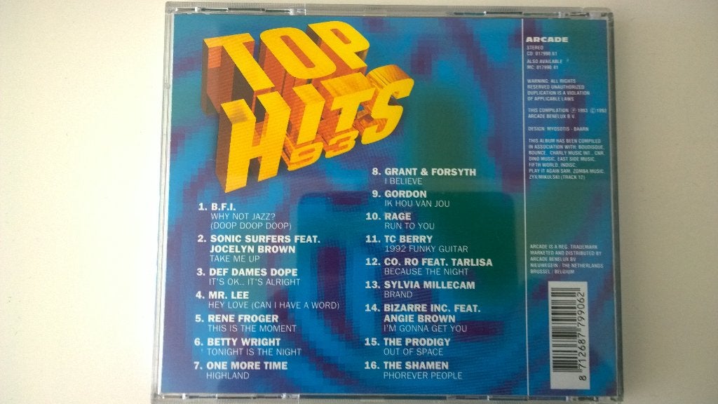 Top hits '93 volume 1, Ophalen, Gebruikt, Pop, Verzamelalbum