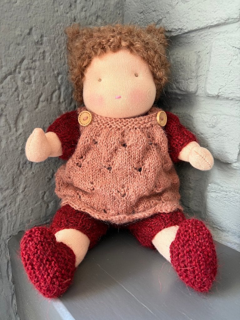 Zonnekindpop Babypopje 4 - 29cm / Antroposofisch popje, Verzenden, Nieuw, Babypop