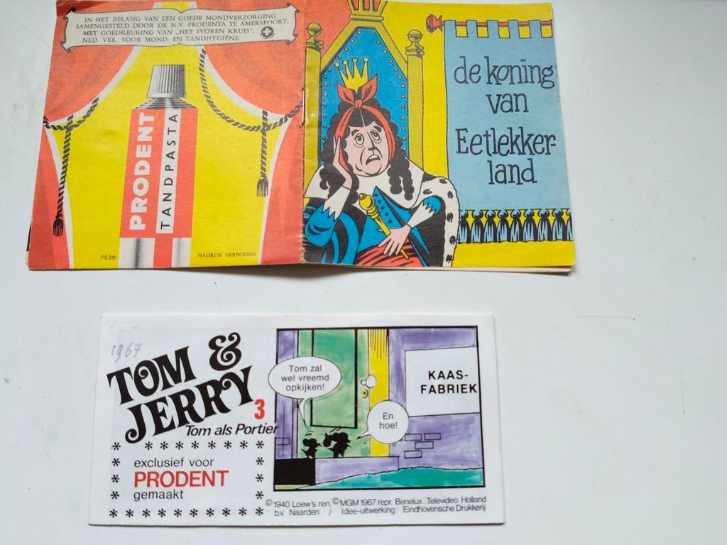 Vintage Prodent reclame Boekjes jaren 60, Verzamelen, Merken en Reclamevoorwerpen, Verzenden, Gebruikt, Gebruiksvoorwerp