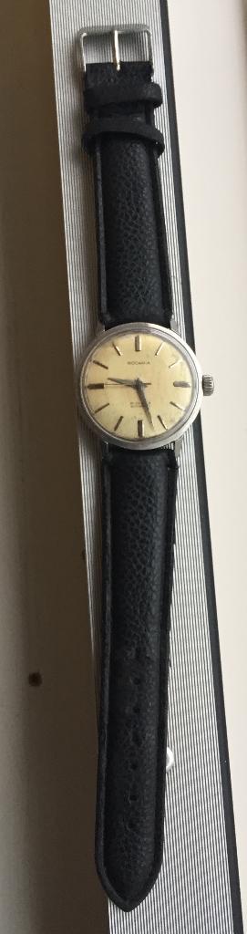 Rodania (Zwitsers) heren horloge,automaat,werkend., Overige merken, Staal, Met bandje, Polshorloge