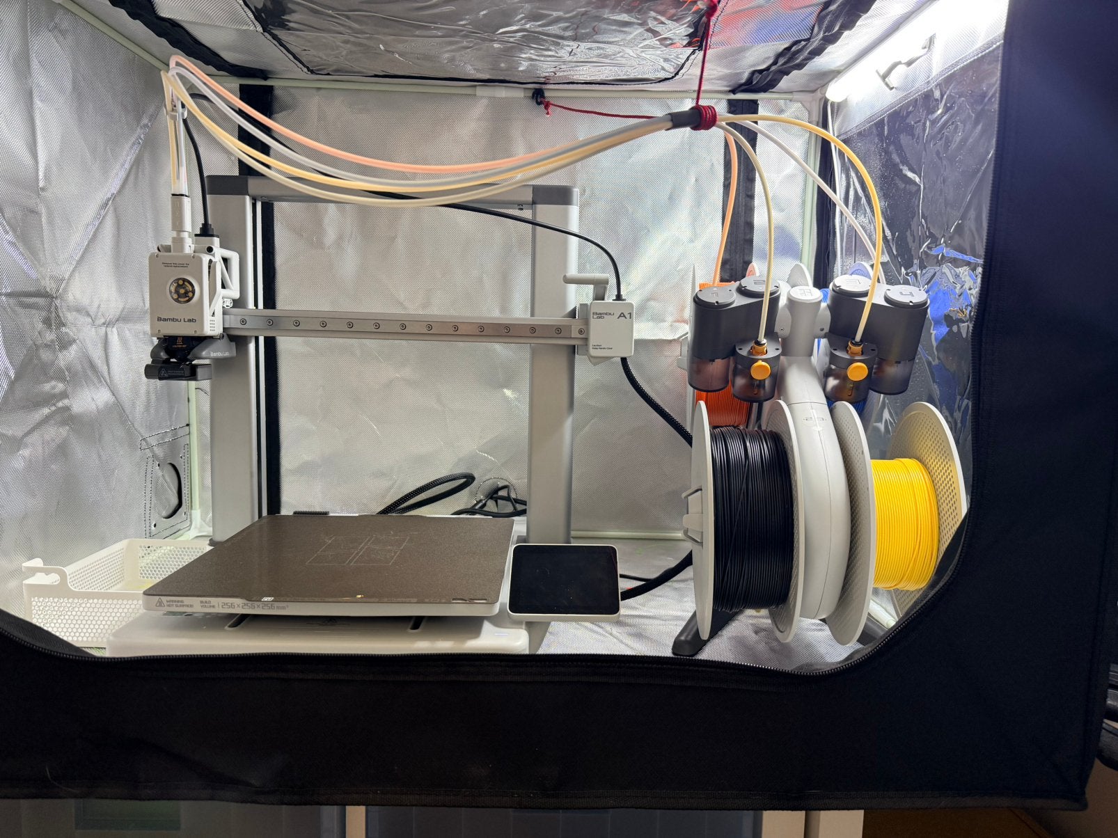 Bambu Lab A1 combo, Computers en Software, 3D Printers, Ophalen, Zo goed als nieuw