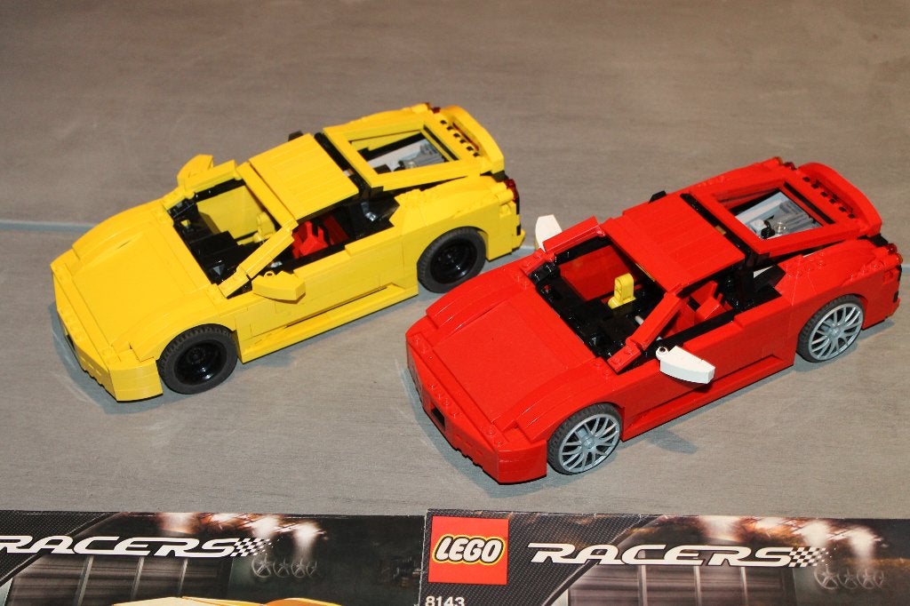 lego racers Ferrari F430 challenge 8143, Lego, Compleet, Ophalen of Verzenden, Zo goed als nieuw