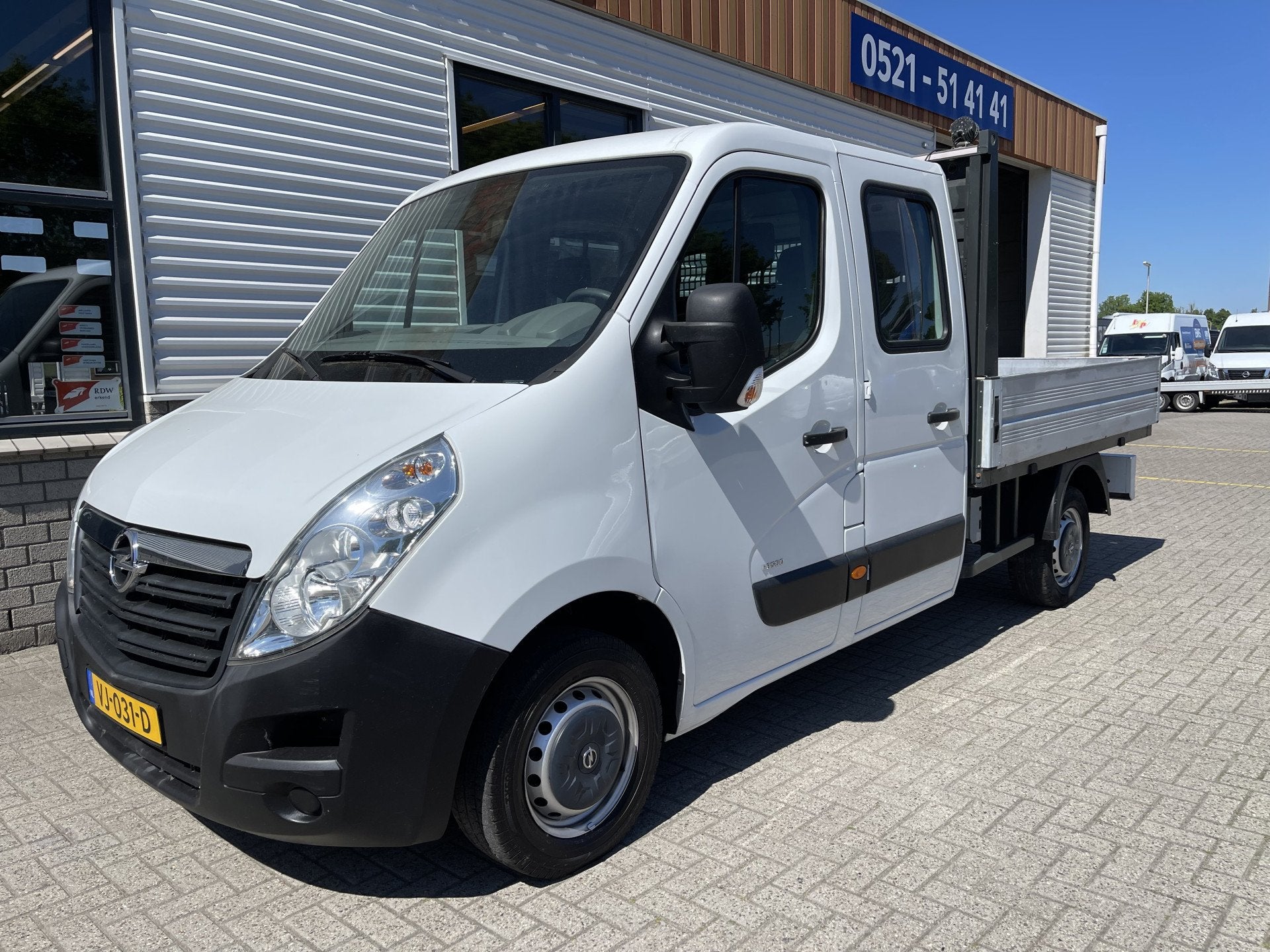 Opel Movano 2.3 CDTI 125pk L2 DC 7 persoons / rijklaar € 1, Auto's, Opel, Gebruikt, Huisgarantie, Met garantie (alle), Wit