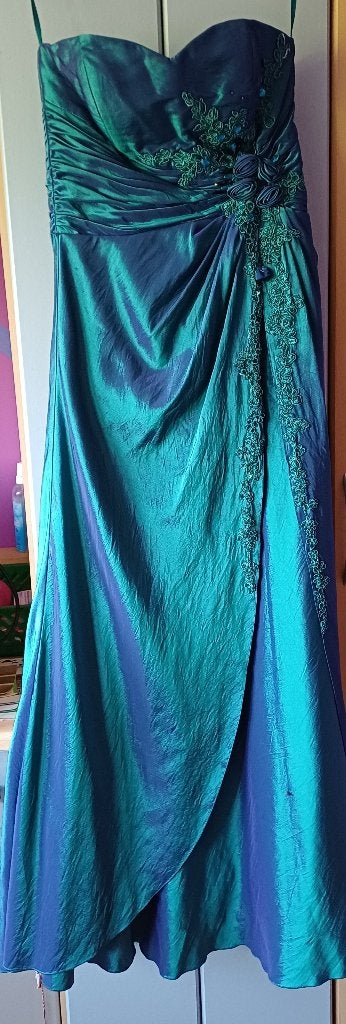 Baljurk Juji en Christine, Kleding | Dames, Trouwkleding en Trouwaccessoires, Ophalen, Gedragen, Blauw, Trouwjurk