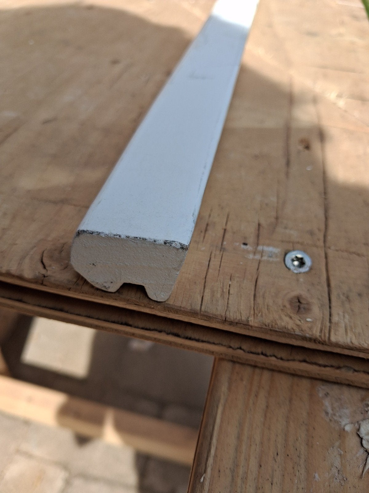 ventilatielat, glaslat 24 x 28mm, Ophalen, Nieuw, Plinten