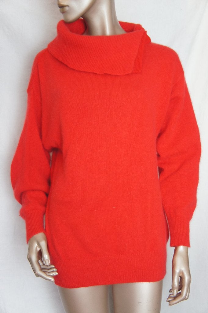 LOUIS LONBON trui maat L LAMBSWOOL, ANGORA, Ophalen of Verzenden, Zo goed als nieuw, Maat 42/44 (L), Rood