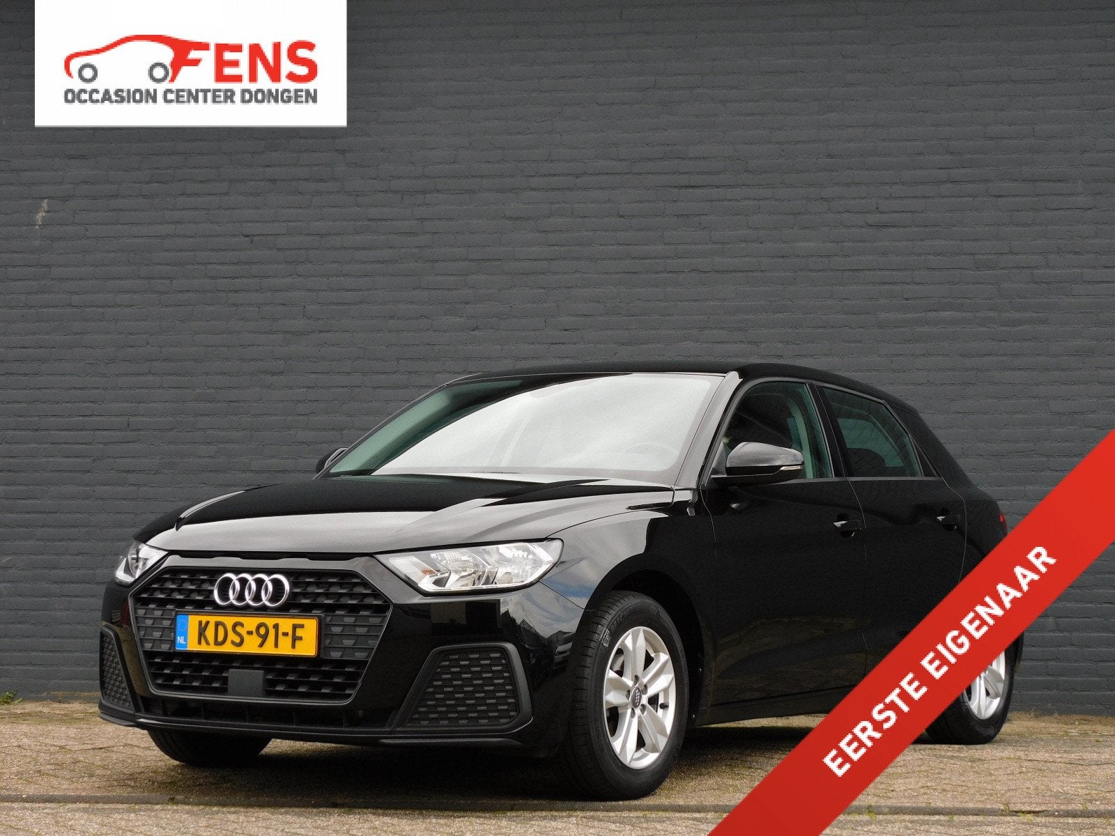 Audi A1 Sportback 25 TFSI edition one 1e EIGENAAR! CARPLAY/A, Auto's, Audi, Stof, Euro 6, Zwart, Bedrijf