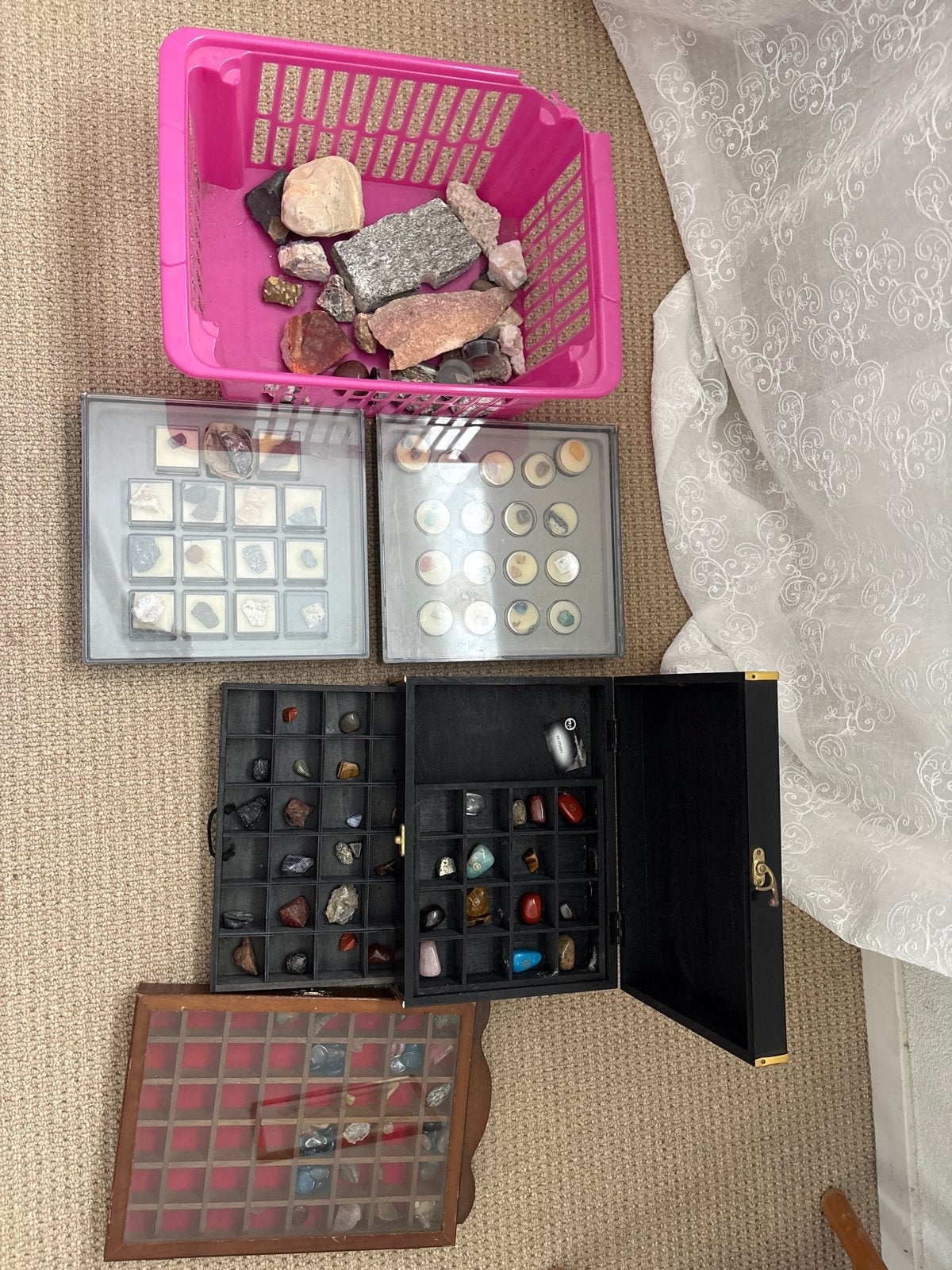 Grote Edelstenen Verzameling - Alles in één koop, Sieraden, Tassen en Uiterlijk, Ophalen of Verzenden, Gebruikt