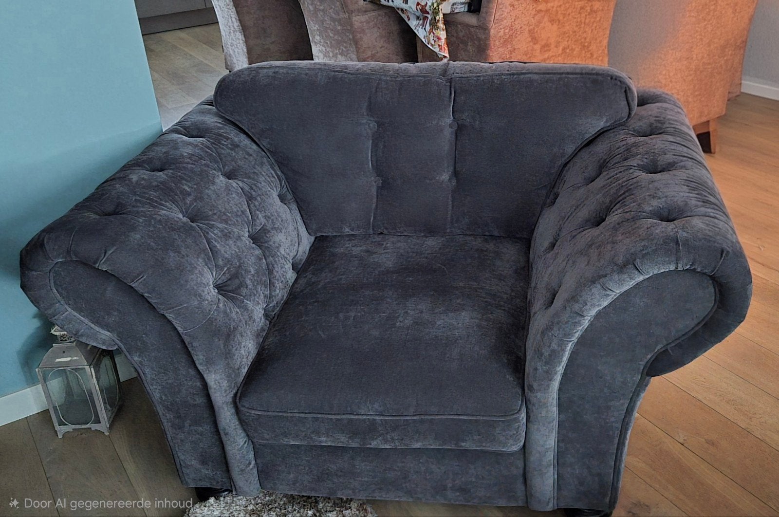 Zeer nette Urban Sofa stoel in grijs, Huis en Inrichting, Ophalen, Zo goed als nieuw, Eén, Stof