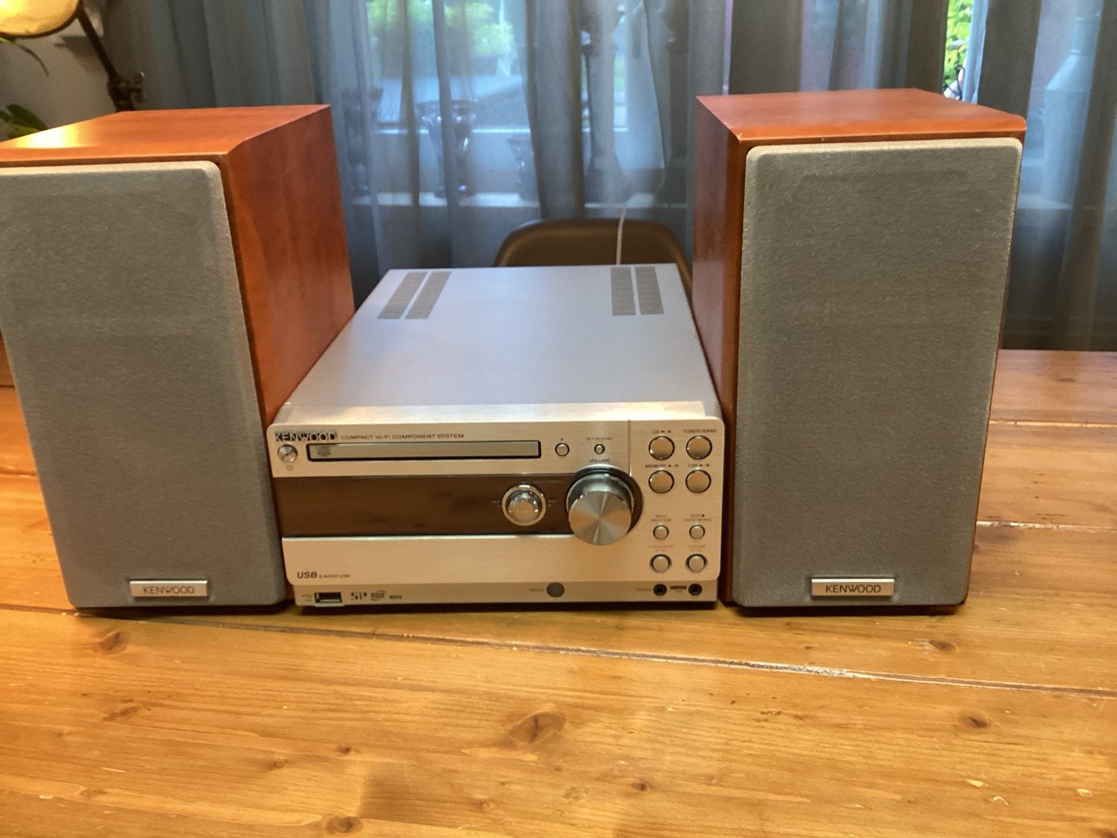 Kenwood Compact Hi-Fi Systeem met CD-speler en Speakers, Audio, Tv en Foto, Overige merken, Ophalen of Verzenden, Zo goed als nieuw