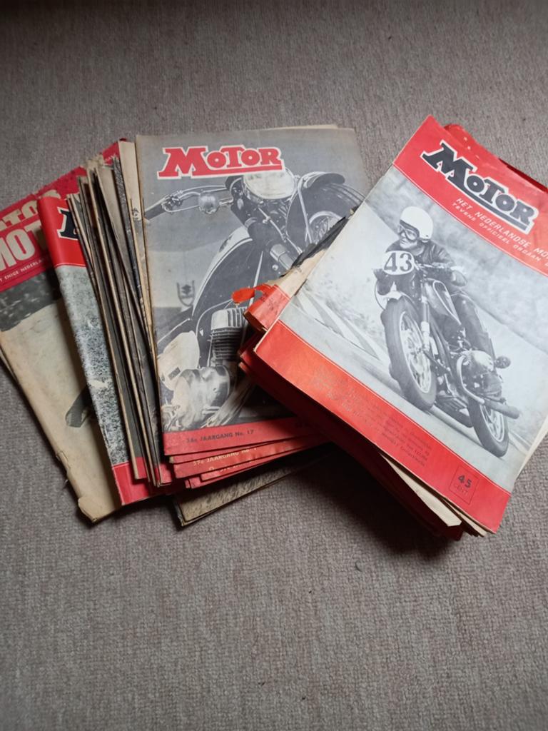 Oude Motor Tijdschriften - Diverse Jaargangen, Boeken, Tijdschriften en Kranten, Ophalen of Verzenden, Gelezen, Overige typen