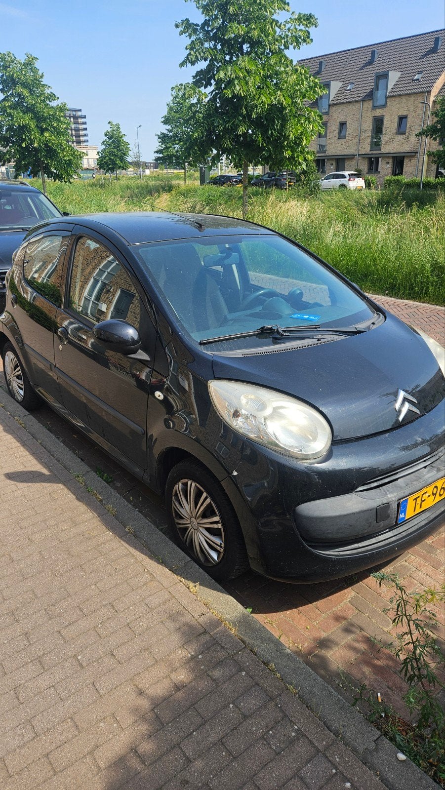 Citroën C1 1.0 5-DRS 2008 Zwart. lees tekst!!, Auto's, Voorwielaandrijving, 4 stoelen, C1, Handgeschakeld